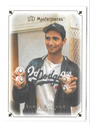 Upper Deck Masterpieces 2007 Sandy Koufax Los Angeles Dodgers Foto 1 de 2