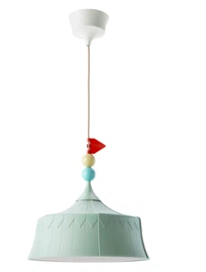 IKEA TROLLBO Pendant Lamp, Light Green Kids Room Lamp, Kids Lamp NEW - Picture 1 of 8