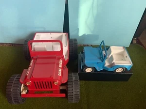 2 TONKA Dune Buggy's DE COLECCIÓN Acero Prensado, Lg Rojo (Como Nuevo) y Azul Pequeño (2 piezas) - Imagen 1 de 23