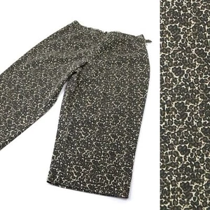 CHAUS Animal Print Capri Crop Pants Brown / Tan Women's Size 10 - Picture 1 of 6