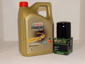Ölfilter Honda CB Seven Fifty, Bj: 92-03, Motoröl Castrol Premium 4 Ltr. - Bild 1 von 4
