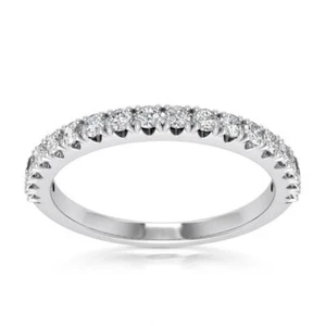 Fede nuziale donna taglio tondo diamante 0,30 ct - Foto 1 di 3