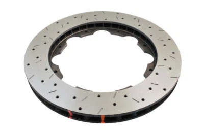 DBA Fits 09-24 Nissan GTR Rear 5000 Series Drilled & Slotted Ring - Image 1 of 4
