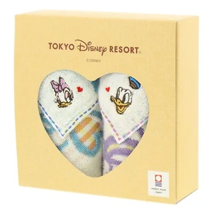 Disney Imabari Handtuch Set Donald Daisy Tokyo Disney Resort Japan 2 Mini Handtücher - Bild 1 von 6