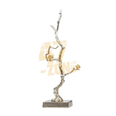 Decoración de ramas de aluminio plateado dorado interior exterior decoración del hogar decoración de mesa Foto 1 de 4