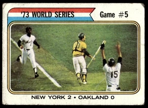 Tarjeta de béisbol '73 Serie Mundial Juego #5 1974 Topps #476 Mets de Nueva York - Imagen 1 de 2