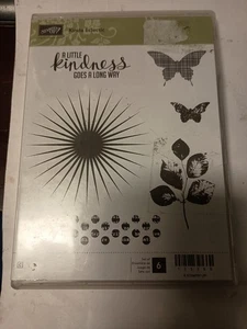 Stampin' up Gummistempel "Kinda Eclectic" 6er Set, Kindness, Schmetterlinge Z13 - Bild 1 von 2