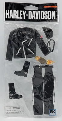 EK SUCCESS Jolees Boutique Harley Davidson Leather Collection scrapbook Stickers - Image 1 of 4