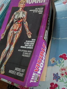 Revell The Visible Woman Vintage Model Kit 1977 H-901 Started - Picture 1 of 3