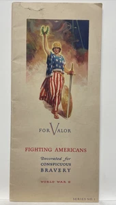 Briefmarkensammlung "For Valor" Fighting Americans World War II Heft leer - Bild 1 von 9