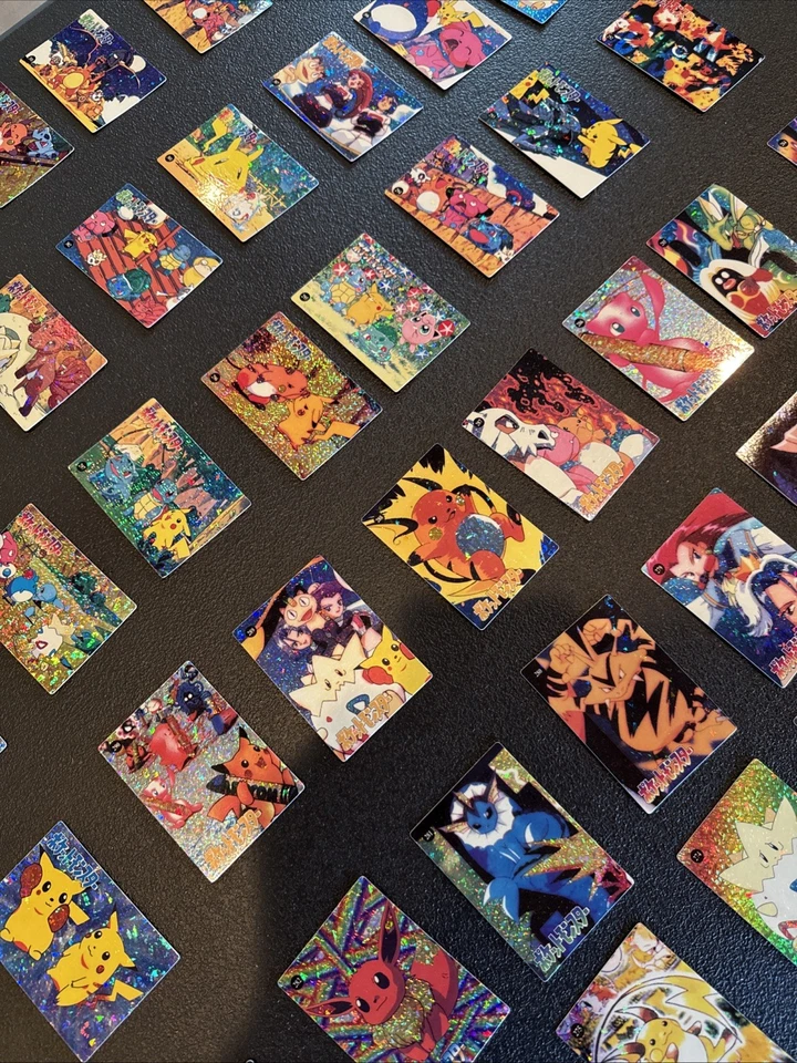 Pokemon Japanese Vintage Pocket Monsters Vending HOLO Shiny Prism 36 Card Set F - Image 1 of 4