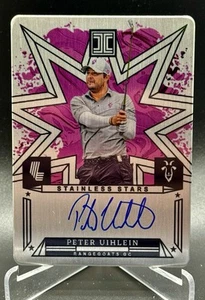 2024 PANINI IMPECCABLE LIV GOLF PETER UIHLEIN STAINLESS STARS /49 - Picture 1 of 2