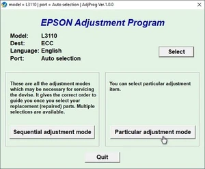 Epson L3110 Ink Pad Counter Reset - Afbeelding 1 van 1