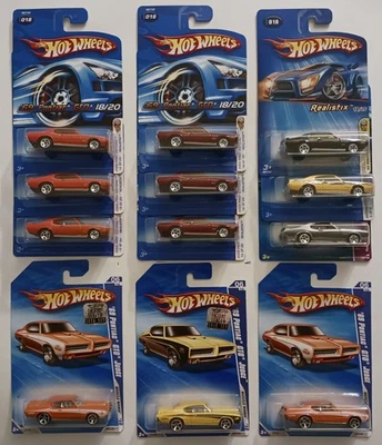 Lot of 12 2006-10 Hot Wheels First Editions & Muscle Mania 69 Pontiac GTO  - Image 1 of 4