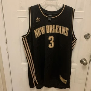 adidas NBA New Orleans Hornets #3 Chris Paul all-black Jersey size XL - Picture 1 of 4