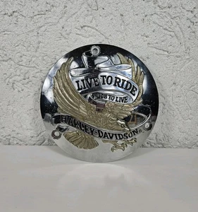 Harley Davidson "Live To Ride Rude To Live" Abzeichen Plakette 16øcm Eagle Iron - Bild 1 von 7