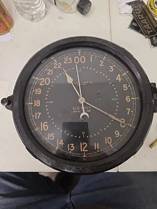 Reloj Chelsea USN 1915-1919 Baquelita Naves Serie #109749e con Llave - Imagen 1 de 18