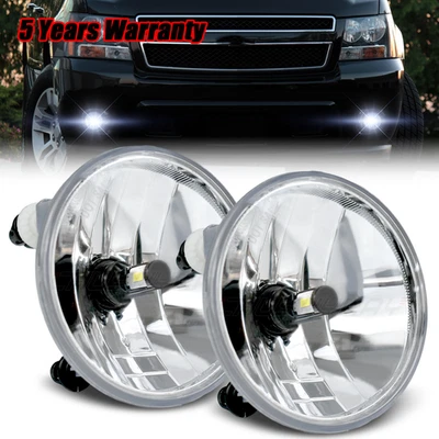 For 2008-2010 Ford Explorer Sport Trac Clear Lens LED Fog Driving Lights Lamps - Image 1 of 4