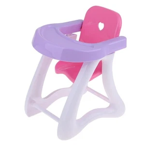 Chaise Haute Pour Poupée Mellchan, Meubles Pour Enfants, Ensemble De Jeu, Jouet - Picture 1 of 7