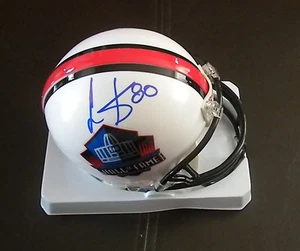 MINI CASCO CRIS CARTER MINNESOTA VIKINGS FUTURE HOF FIRMADO CORTE - Imagen 1 de 1