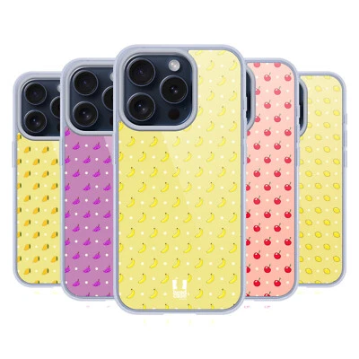 HEAD CASE DESIGNS MICRO FRUIT PATTERNS SOFT GEL CASE FOR APPLE iPHONE PHONES - Image 1 of 4