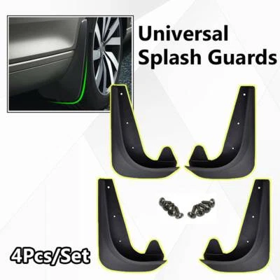 4PCS Car Mud Flaps Splash Guards for Front or Rear Auto Universal Accessories - Изображение 1 из 4