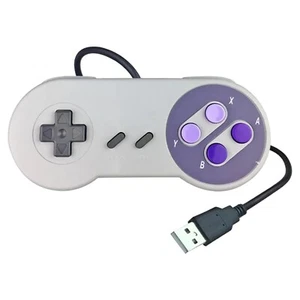 SNES Style USB 6 Button Game Pad Controller Joypad for PC Android Pi Emulation - Picture 1 of 1