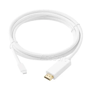 6ft/2m Type C USB-C to 4K HDMI Adapter Cable f LG Velvet 5G LM-G900TM G900UM USA - Picture 1 of 1
