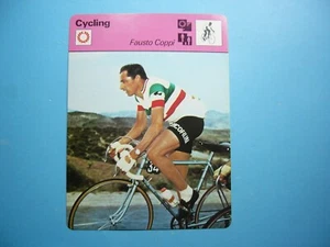 1977 1977/79 SPORTSCASTER CYCLING SPORTS PHOTO FAUSTO COPPI SHARP!! - Picture 1 of 2