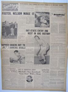 Vintage 1941 PATTY BERG Famous Female Golf Player Newspaper Page