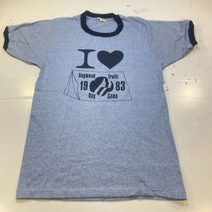 CAMISETA DE COLECCIÓN 1983 I LOVE DOGWOOD TRAILS DÍA CAMPAMENTO GIRL SCOUTS Pantalla M Estrellas - Imagen 1 de 6