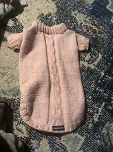 Dog Sweater Pink XL Top Quality Luxury Designer - Picture 1 of 4