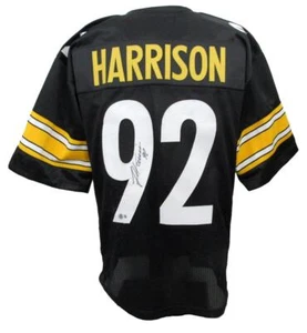 James Harrison Signed/Autographed Steelers Black Custom Jersey Beckett 194774 - Picture 1 of 5