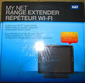 WD My Net Dual-Band N Range Extender WiFi WDBAPK0000NCH-VESN New in Box - Picture 1 of 2