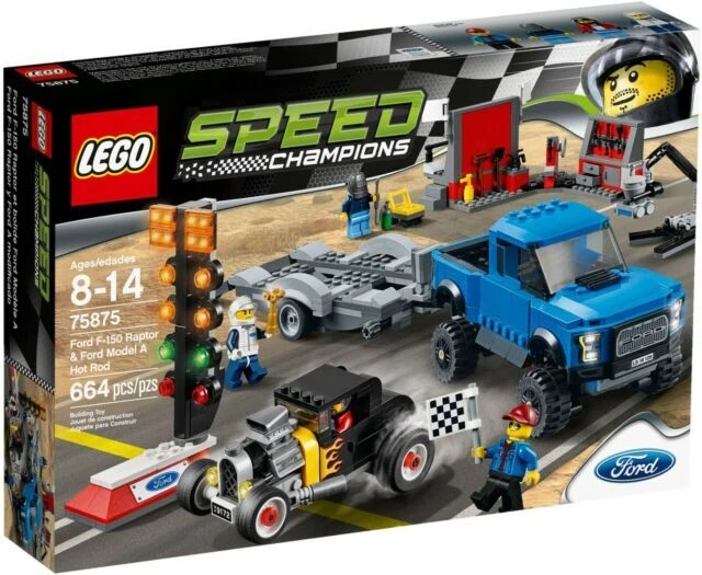 LEGO SPEED CHAMPIONS: Ford F-150 Raptor & Ford Model A Hot Rod (75875)