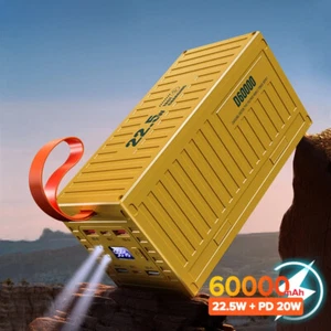 Power Bank 22.5W PD QC3.0 Charger Powerbank Large Battery Capacity Power Station - Picture 1 of 14