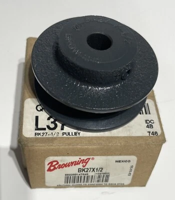 Polea Browning BK27X1/2 1027903 combinación de ranura única hierro fundido BK27X1/2 Foto 1 de 4