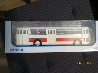 1/43  HUNGARIAN CITY BUS IKARUS 556  by Sovietsky Autobus SOVA VERY RARE! NEW! - Image 1 of 3