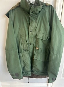 Vintage Remington Green Nylon GoreTex Outdoor Hunting Jacket USA Men's XL - Picture 1 of 15