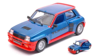 Renault 5 Rurbo 1982 Azul / Rojo 1:24 Modelo 21088A BBURAGO - Imagen 1 de 1