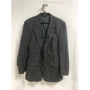 BURBERRY SAKS 5TH AVE Herringbone Pure Wool Sport Coat Two Button Gray Men's - Picture 1 of 17