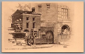 Postcard UK c1920s University of Liverpool Accomodation Veterinary Department - Picture 1 of 2