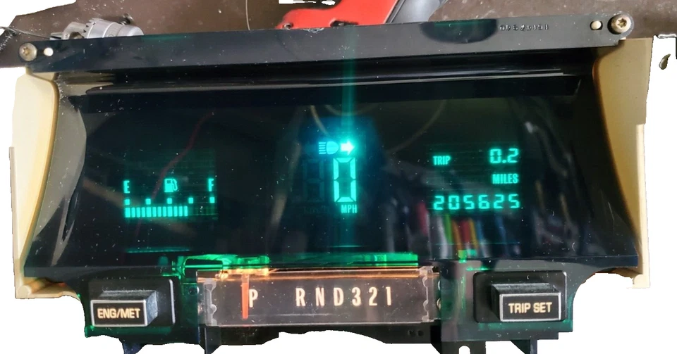 Cuadro de instrumentos Cadillac Brougham carga central 1990 1991 Foto 1 de 1