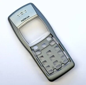 Oryginalna obudowa Nokia 1101 A-Cover obudowa górna obudowa przód obudowa powięź niebieska srebrna - Zdjęcie 1 z 2