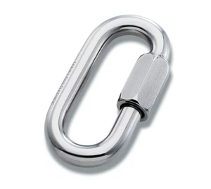 Maillon Rapide Oval Stainless Steel Connection 7mm For Paragliding PPG Reserve - Picture 1 of 1