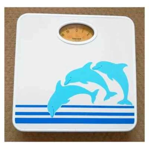 Vintage 80s/90s "Salter" Dolphin Mechanical Bathroom Scales Nautical Sea Beach - Picture 1 of 6