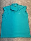Callaway Turquoise Opti Dry Golf Shirt Xxl