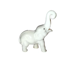 Vintage Miniature Elephant Figurine Japan 2” x 2” x .75” - Picture 1 of 6