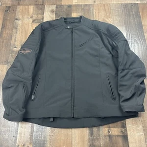 Street & Steel Black Motorcycle Zip Up Jacket Mens Size 4XL - Picture 1 of 11