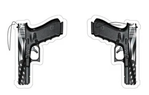 G17 PISTOLA BANDERA AMERICANA NEGRA Y GRIS AMBIENTADOR EL OLOR DE LA LIBERTAD - Imagen 1 de 1